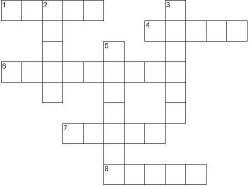 Human body-Free download crossword puzzle printable